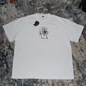BNWT FW22 Brain Dead Climbing Ram Gear For The Chaos White T Shirt
